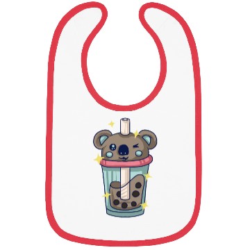 Discover KPOP Koala Korean Pop Bubble Tea Gift Children Bibs