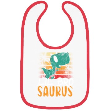Discover Lil Bro Saurus Best Bro Ever Brotherhood Dinosaur Bibs