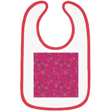Discover Snowflakes Pattern Colorful Bibs