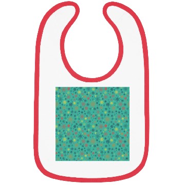 Discover Snowflakes Pattern Colorful Bibs