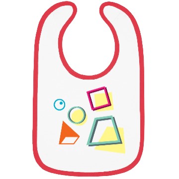 Discover Abstract Shapes Bibs