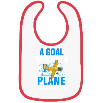 Discover Airline Pilot A Goal Without A Plane Aircraft Bibs