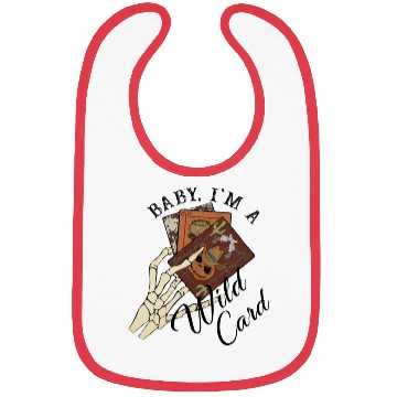 Discover Baby I'm a wild card Bibs