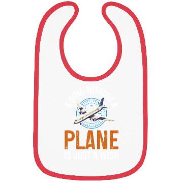 Discover Airline Pilot A Goal Without A Plane Aircraft Bibs