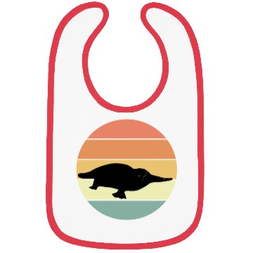 Discover Retro Platypus Bibs