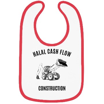 Discover Halal Cash Flow - Construction Edition Black Bibs