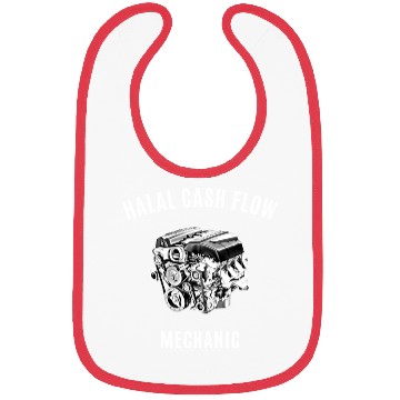 Discover Halal Cash Flow - Mechanic White Bibs