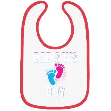 Discover Dad Says Boy Bibs