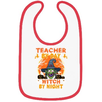 Discover Teacher By Day Witch By Night Bibs