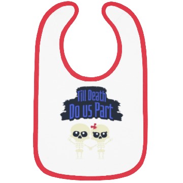 Discover Till Death Do Us Part Skeletons Bibs