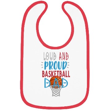 Discover Loud Proud Basketball Dad Bibs