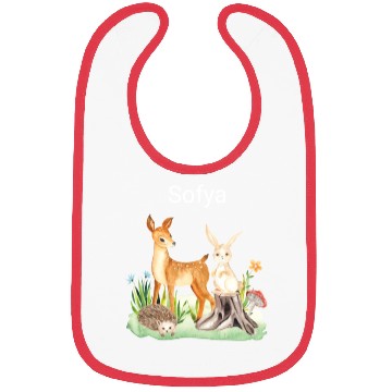 Discover Animal deer rabbit hedgehog Sofya Bibs