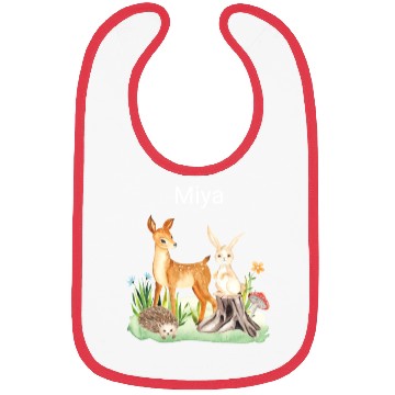 Discover Animal deer rabbit hedgehog Miya Bibs