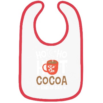Discover Christmas Funny Ho Ho Hot Cocoa Xmas Holiday Gift Bibs