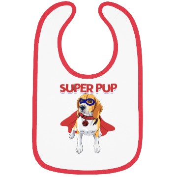 Discover Dog Breed Super Pup Beagle Bibs
