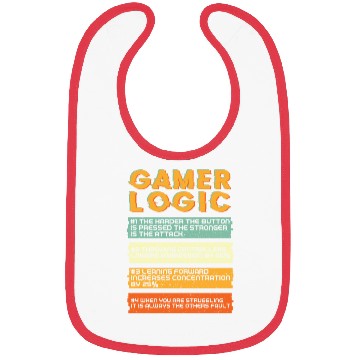 Discover Gamer Logic Gaming Bibs