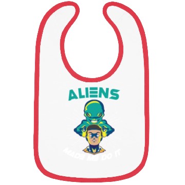Discover Alien Extraterrestrial Area 51 UFO Space Geek Gift Bibs