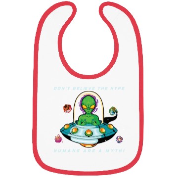 Discover Alien Extraterrestrial Area 51 UFO Space Geek Gift Bibs