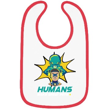 Discover Alien Extraterrestrial Area 51 UFO Space Geek Gift Bibs