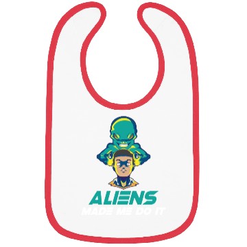 Discover Alien Extraterrestrial Area 51 UFO Space Geek Gift Bibs