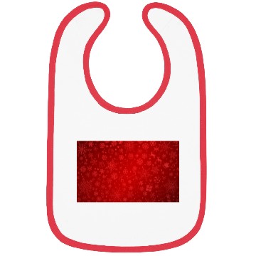 Discover Abstract Red Christmas Winter Pattern Bibs