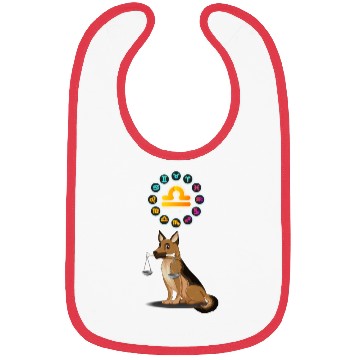 Discover Funny Dog Lover Horoscope Libra Zodiac Sign Cool Bibs