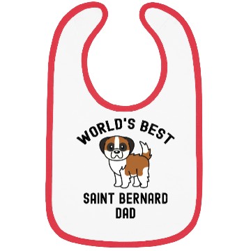 Discover World's Best Saint Bernard Dad Bibs