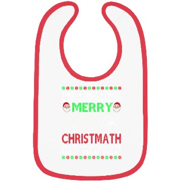 Discover Christmas Math Teacher Bibs Ugly Christmas Math
