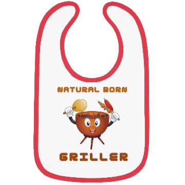 Discover Natural Born Griller Bibs
