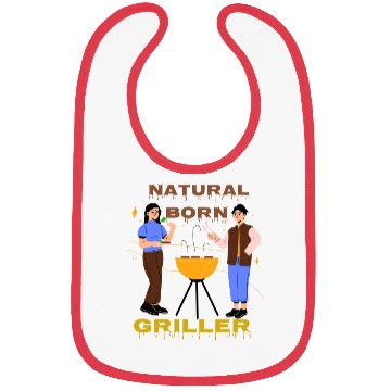 Discover Natural Born Griller Bibs