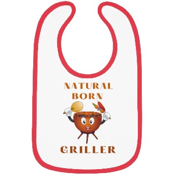 Discover Natural Born Griller Bibs