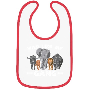 Discover Bold As A Lion Gang Animal Wild Animals Lifestyle Bibs