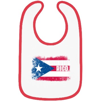 Discover Puerto Rico Flag Bibs