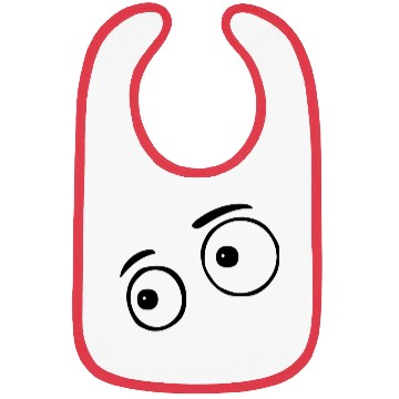 Discover Cute Funny Eyes Bibs