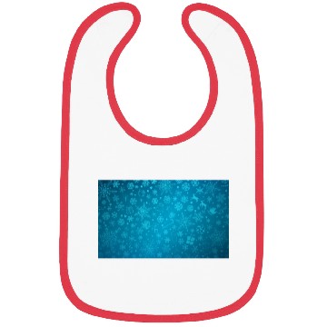 Discover Abstract Blue Christmas Winter Pattern Bibs