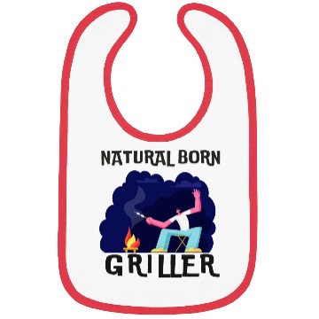 Discover Natural Born Griller Bibs