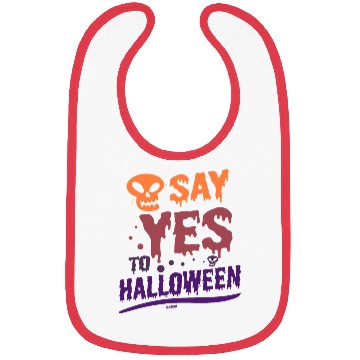 Discover Say yes to Halloween Bibs