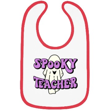 Discover Spooky Teacher Halloween Ghost Bibs