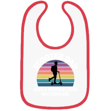 Discover Electric Scooter Dad Driver E-Scooter Fathers day Bibs