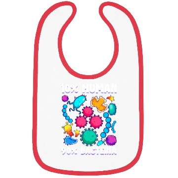 Discover 10 Human 90 Bacteria Biology Science Bibs