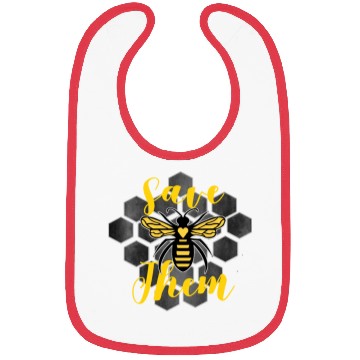 Discover Save The Bees Vintage Distressed Honeycomb Save Th Bibs