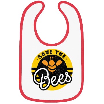 Discover Save The Bees Earth Lover Planet Beekeeper Beekeep Bibs