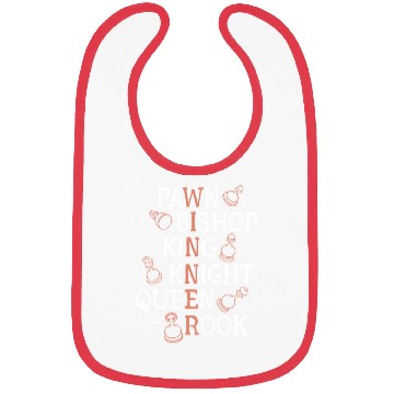 Discover Winner Chess Pieces Chess Player Board Game Chess Bibs