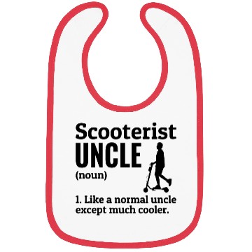 Discover Electric Scooter Driver E-Scooter Scooterist Uncle Bibs