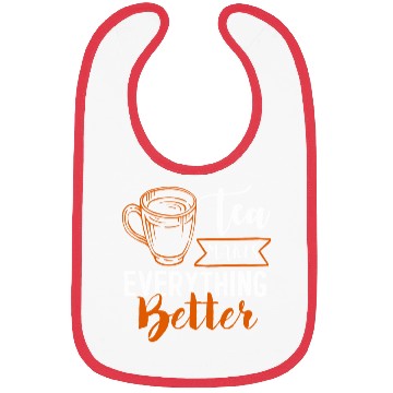 Discover Tea Makes All Better, Tea Lovers Bibs