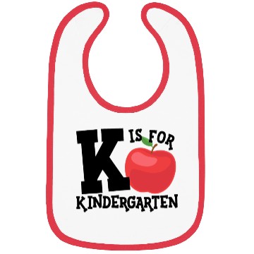 Discover K Is For Kindergarten Teacher Back To School Bibs