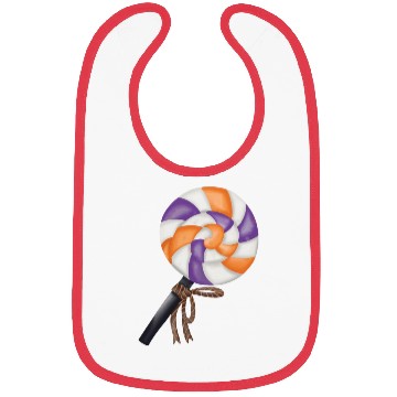 Discover Halloween lollipop candy Bibs
