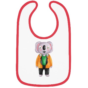 Discover Koala bear in a zombie costume Bibs