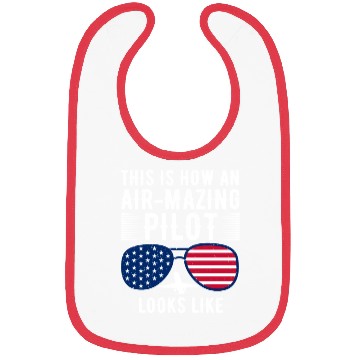 Discover Aircraft Pun Airmazing Pilot - Airline Pilot Bibs