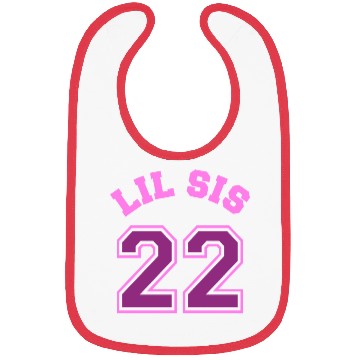 Discover Lil Sis 2022 Little Sister Baby Family Birth Child Bibs